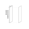 US CABINETS-ALPINE-PALERMO-3" -OVERLAY -FILLERS