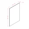 US Cabinets-Highland-Shaker-White-BASE-SKIN-VENEER-PANEL