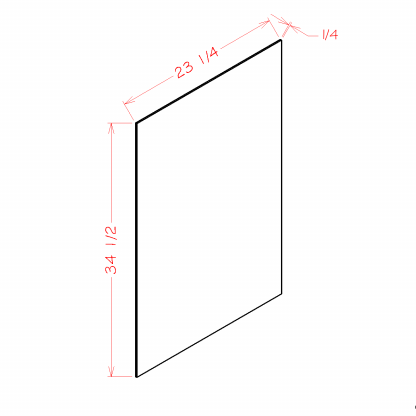 US Cabinets-Highland-Shaker-Dove-BASE-SKIN-VENEER-PANEL