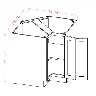US Cabinets-Highland-Shaker-White-BASE-EASY-REACH-CABINETS-WITHOUT-LAZY-SUSAN-TRAYS