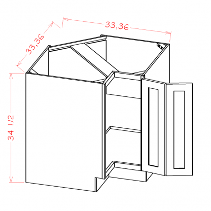 US Cabinets-Highland-Shaker-Cinder-BASE-EASY-REACH-CABINETS-WITH-LAZY-SUSAN-TRAYS