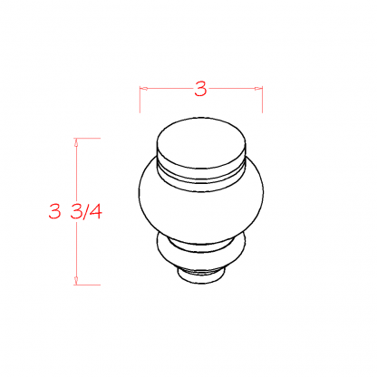 US Cabinets-Highland-Shaker-Grey-CIRCLE-BUN-FEET