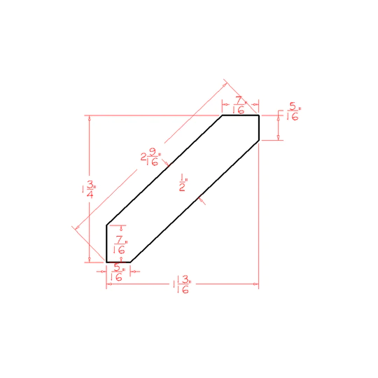 US Cabinets-Highland-Shaker-White-ANGLE-CROWN-MOULDING-(1-3/4