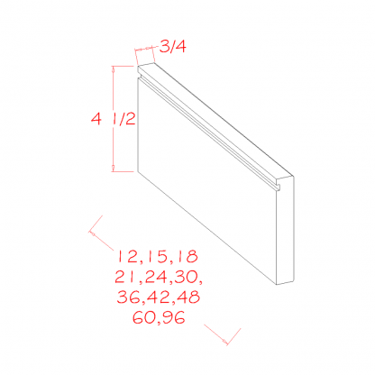 US Cabinets-Highland-Shaker-Cinder-STRAIGHT-TOE-KICK-APRON-MOULDINGS