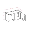 US Cabinets-Highland-Torrance-White-12"-HIGH-BRIDGE-CABINETS