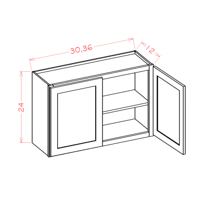 US Cabinets-Highland-Casselberry-Saddle-24"-HIGH-BRIDGE-CABINETS