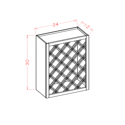 US Cabinets-Highland-Casselberry-Saddle-WALL-WINE-RACK-CABINET