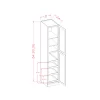 US Cabinets-Highland-Torrance-White-TWO-DOOR-UTILITY-ROLLOUT-SHELF-CABINET-KIT