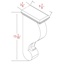 US Cabinets-Highland-Shaker-Dove-TRADITIONAL-CORBEL