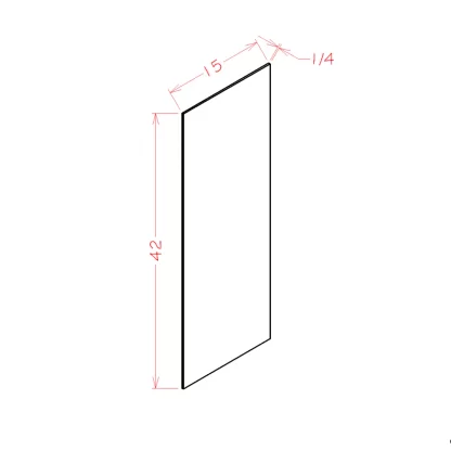 US Cabinets-Highland-Torrance-White-WALL-SKIN-VENEER-PANEL