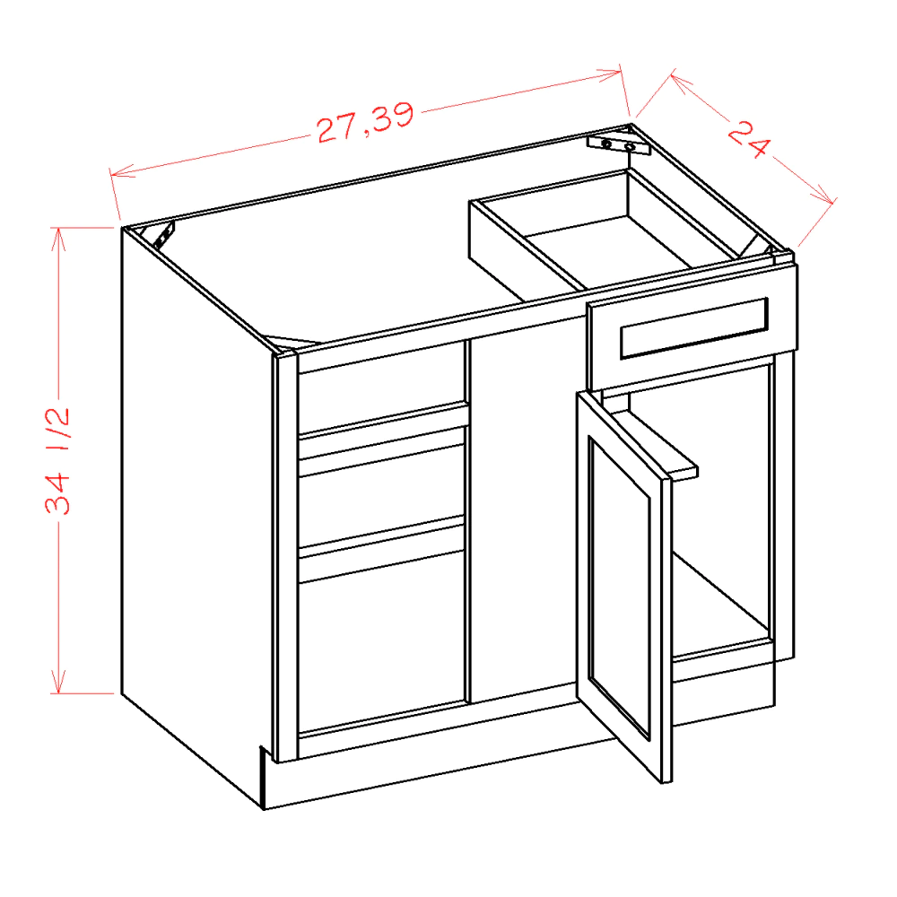 US Cabinets-Highland-Torrance-White-BLIND-BASES