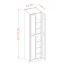 US Cabinets-Highland-Torrance-White-FOUR-DOOR-UTILITY-CABINETS